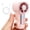 Pink, variant on Threns Clip On Portable Fan, Rechargeable Handheld Mini Fan with LED Display, Detachable Clip, Stroller Fan for Baby, Compact Travel Essentials/Lash, Summer Gifts for Women