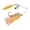 Coleslaw/Silver + Gold, variant on Berkley Power® Blade Compact, Spinnerbaits, White/Silver + Gold (1-count)