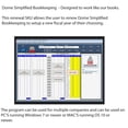 thumbnail image 2 of Dome Simplified Bookkeeping Software, Mac OS X & Later, Windows 7, 8 -DOM0114, 2 of 8