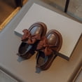 thumbnail image 5 of NOKIO Children'S Mary Jane Flats Kids Leather Mary Janes Baby Leather Shoes 1-12 Year Old Middle School Girls Single Shoe Girls Leather Shoes Bow Knot Children's Small Leather Shoes, 5 of 6