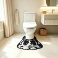 thumbnail image 4 of Cute Cat Toilet Rugs U-Shaped Bathroom Contour Rug Bathroom Mats Washroom Mats for Kitchen, Bathtub, Sink, for Cat Lovers Mom, 4 of 8