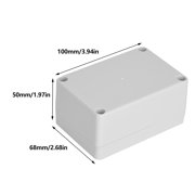 Zaqw Power Junction Box Electrical Enclosure Wiring Connection Case Outdoors Supplies 100x68x50mm,Wiring Connection Box,Electronic Project Instrument