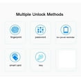 thumbnail image 3 of Electronic Digital Smart Door Lock Biometric Fingerprint Password Remote Unlocking Keyless Office Apartment Door Lock ,Easy Installation, 3 of 7
