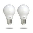 thumbnail image 2 of Bulbrite Solana 2-Pack 40 Watt Equivalent A19 Smart WiFi Connected 90CRI LED Light Bulb, Milky Finish, 2 of 2
