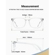 Blue Light Blocking Glasses Square Nerd Eyeglasses Frame Anti Blue Ray Computer Game Glasses