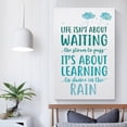thumbnail image 5 of Life Isnt About Waiting The Storm to Pass, Abstract Wall Decor, Nursery Print, Dining Room Print, I Poster for Room Aesthetics Canvas Wall Art Poster, 5 of 8