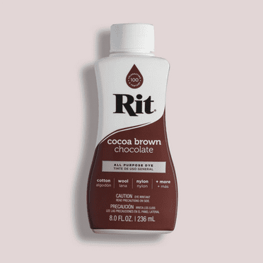 Rit All Purpose Liquid Dye, Cocoa Brown, 8 fl oz.