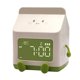 thumbnail image 5 of Reloj despertador para dormitorio, reloj de escritorio, pantalla semanal, temporizador silencioso, reloj digital creativo Verde, 5 of 9