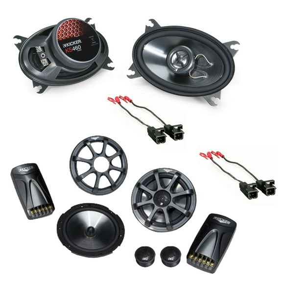 Kicker Chevy Silverado 95-06 46CSC464 4x6", 6.5" Speakers & Replacement Harness