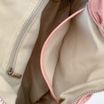 thumbnail image 2 of Bolso Hombro Con Lazo Plisado Suave Hobo Cuero PU para Axila Mujer () Rosa, 2 of 7