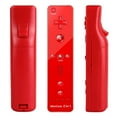 thumbnail image 2 of Wii Motion Plus Controller Nintendo Wii Controller And Nunchuk Motion 2 In 1 Built Movement Plus Remote Control Set For Nintendo Wii And Wii Console U With Silicone Cover-Red, 2 of 7