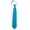 Turquoise, variant on Solid Turquoise Blue Men's 17" Zipper Tie