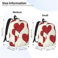 thumbnail image 3 of Yiaed Love Print Backpack, Premium Laptop Backpack, Travel Backpack for Women, Lightweight Backpacks, Comfortable Back Pack-Medium, 3 of 7