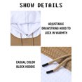 thumbnail image 6 of Men's Pullover Sweatshirt Casual Long Sleeve Drawstring Hoody Top with Kanga Pocket, 6 of 6