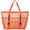 Orange, variant on Mesh Beach Bag with Zipper,Large Beach Tote Bags for Women,Pool Swim Bag, Travel Tote Bags,Beach Vacation Essentials,Black