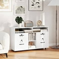 thumbnail image 2 of Costway File Cabinet with Lock 4 Drawers Fits Files A4/Letter Size Adjustable Shelf White, 2 of 10