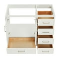 thumbnail image 6 of Ariel Stafford 42 Inch Single Sink Base Cabinet Left Offset In White, 6 of 9