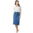 thumbnail image 2 of Gloria Vanderbilt Women's Seamed Midi Skirt, 2 of 4