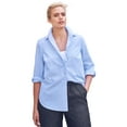 thumbnail image 5 of Ellos Women's Plus Size Long Sleeve Button-Down Shirt Oversized Tunic Blouse, 5 of 5