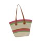 thumbnail image 3 of Bolso tote para mujer, bolso de viaje elegante, bolso de mano grande para mujer, ideal para el verano. Rojo rosa, 3 of 9