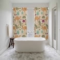 thumbnail image 4 of Desert Camels Kitchen Curtain for Berdoom Living Room Cafe 72 Inch Length, Vintage Sand Animals Aloe Vera Leaves Beige Tiers Curtains Light Filtering Drapes Window Treatment 2 Panels 52"Wx72"L, 4 of 8