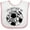 White and Pink, variant on Inktastic Id Rather Be Playing Soccer Boys or Girls Baby Bib