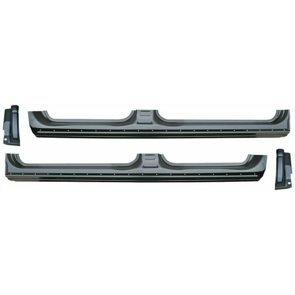 Lh Rh 2009-2014 Ford Pickup F150 Rocker Panels and Cab Corners 4 Dr Crew Cab