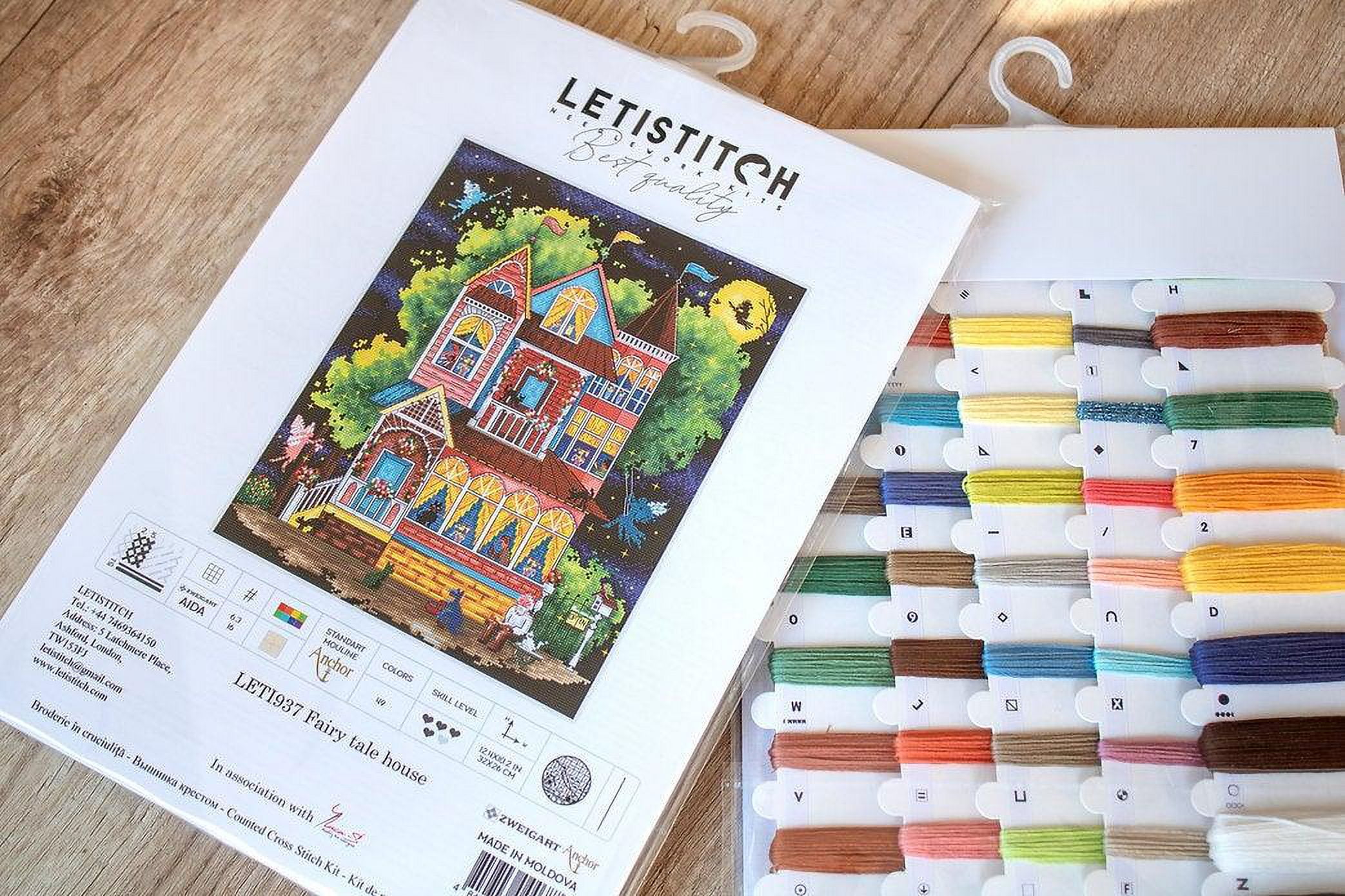 Counted Cross Stitch Kit Fairy tale house Leti937
