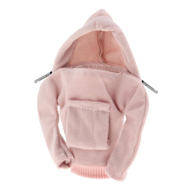 Funda para pomo de cambio de coche, divertida sudadera con capucha, antideslizante, para pomo de cambio Rosa