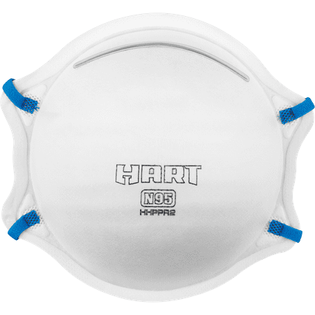 HART N95 Performance Respirator Mask, Adjustable Nose Bridge
