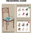 thumbnail image 3 of Dining Room Chair Cover,Vintage Underwater World Watercolor Sea Turtle Ocean Animal Elastic Stretch Chair Slipcovers Super Fit Desk Seat Cover Removable Kitchen Chair Set of 4, 3 of 6