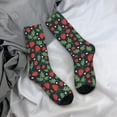 thumbnail image 5 of Fuzoiu Strawberry Print Athletic Crew Socks for Men & Women,Casual Crew Socks,Above Ankle Crew Socks for Business, Casual, 5 of 6