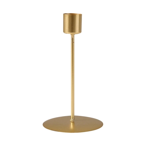 Fzaqwen Candle Holder for Pillar Candles Candlestick Holder Elegant Ornament Decorative Candle Stick Holder for Festival, Living Room Gold S