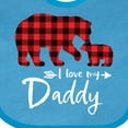 thumbnail image 4 of Inktastic I Love My Daddy Boys or Girls Baby Bib, 4 of 4