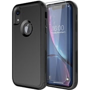 Diverbox Compatible for iPhone Xr Case [Shockproof] [Dropproof] [Dust-Proof],Heavy Duty Protection Phone Case Cover for iPhone XR (Black)