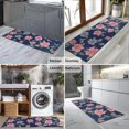 thumbnail image 2 of Pioneer Flower Floral Print Pattern Kitchen Rug Mat,Kitchen Runner Rugs Non Skid Washable,Decorative Kitchen Floor Mats for Kitchen,Sink,Laundry,17"X47", 2 of 5