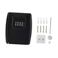 thumbnail image 2 of Caja de seguridad con llave Zulema antiespías portátil para montar en la pared Negro, 2 of 8