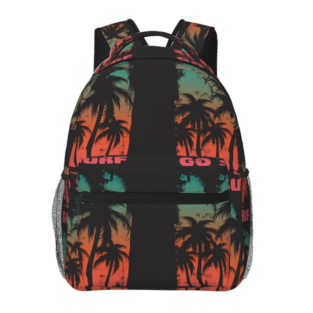 Balery Go Surfer Mochila Escolar Impresa, Mochila Ligera para Viajes Casual, Mochila Duradera y Cómoda Multifuncional, Mochila para Laptop-One Size