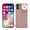 Pink, variant on iPhone 15 Pro Max Selfie Ring Light Flip Case Anti-Scratch Full-Body Slim Case with 3 Light Modes-Pink