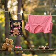 thumbnail image 3 of SEANATIVE Christmas Laundry Clothespin Bags 2 Piece Hanging Storage Organizer Gingerbread Man Clothes Pin Bag 12 x 14.5 Inch Clothespin Bag Clothespin Holder with Large Opening, 3 of 7
