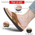 thumbnail image 5 of Comfortable Walking Flip Flops for Womens, Orthopedic Walking Sandals with Arch Support, Flat Feet Pain Relief Sandals for Beach, Summer, Pool, 5 of 5