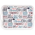 thumbnail image 2 of Camco 53486 Life is Better at the Campsite Melamine RV Serving Tray - Graffiti Design, 2 of 7