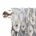 thumbnail image 5 of Bedroom Curtains 63 Inches length, Spring Camellia Window Treatment Curtain Drapes, Retro Floral Oil Painting Modern Art Rod Pocket Curtain Panels for Living Room Kitchen, 42"x63", 2 Panels, 5 of 7