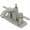 Brushed Nickel, variant on Kingston Brass KS8644DL Concord Two Handle Centerset Lavatory Faucet with Brass Pop-Up