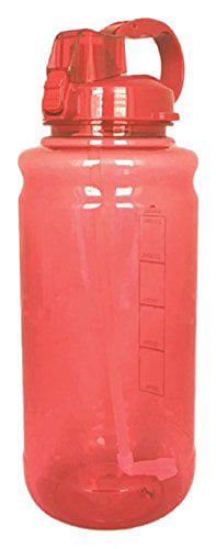 101oz Large Outdoor Water Bottle with Handle & Straw