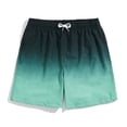 thumbnail image 6 of XFLWAM Men's Swim Trunks Board Shorts Gradient Color Quick Dry Beach Shorts Mens Swimming Trunks with Liner Black XL, 6 of 8