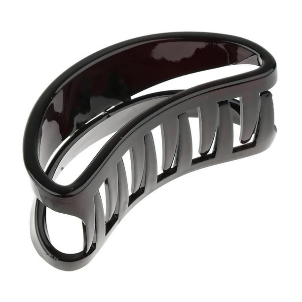 Pinzas para el cabello grandes para mujer, pinzas, accesorios para el cabello, sujetacoletas, horquillas Negro