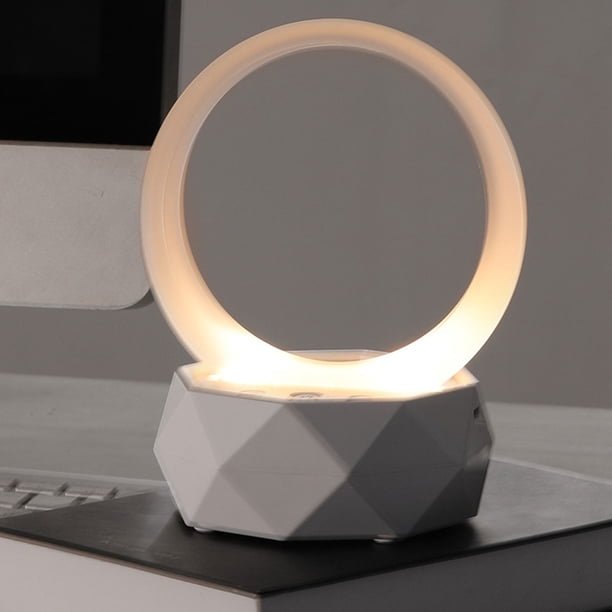 Altavoz Bluetooth para lámpara nocturna - Luz LED de atmósfera colorida con 3 modos de iluminación y carga USB, 5,46x5,46x1,95 pulgadas