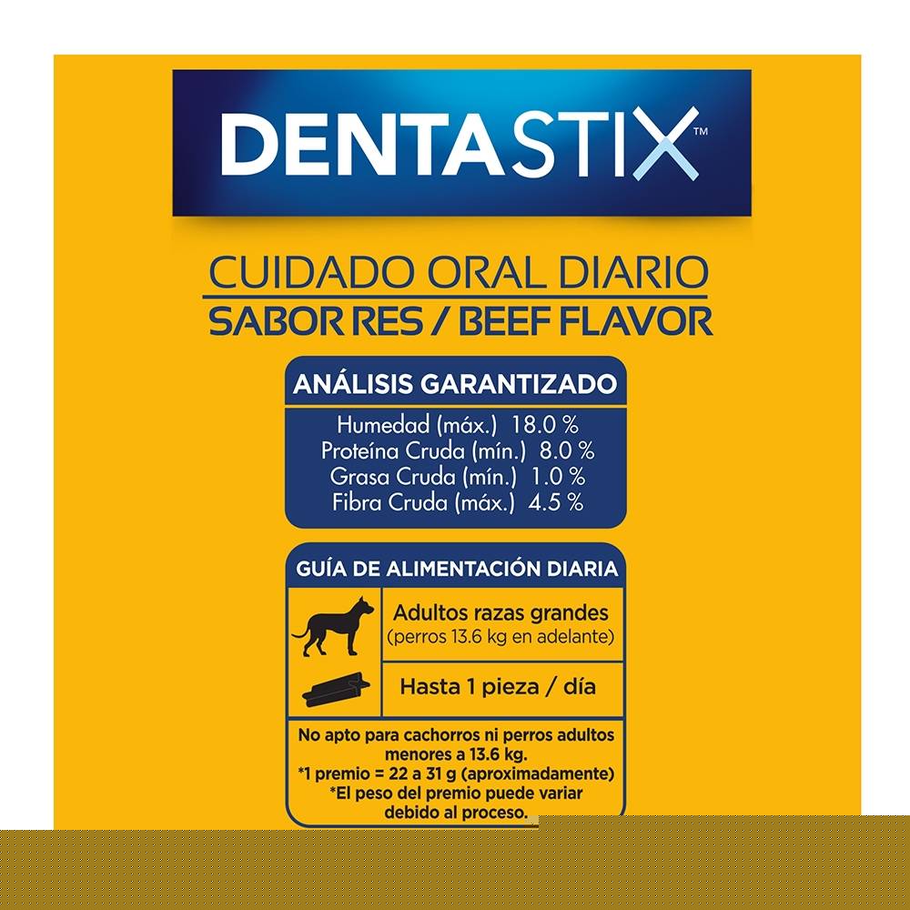 thumbnail image 4 of Premios para Perro Pedigree Dentastix Cuidado Oral Sabor Res Adulto 70.8 g, 4 of 4