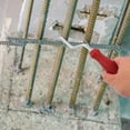 thumbnail image 2 of Ganchos de barras de refuerzo automáticos, ganchos de acero doblados prácticos, ganchos de alambre curvo, herramienta de cerca torcida de alambre, 2 uds., 2 of 5